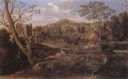 Landscape with Three Men Poussin